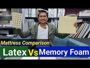 Latex vs Memory Foam Mattress Comparison 2022 !