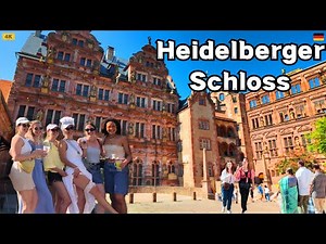Heidelberg Castle 2025 | 4K Walk Through the Castle & Panoramic View of Heidelberg