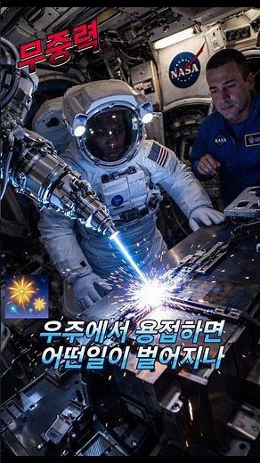 나사의 실험 무중력 무산소의 우주용접