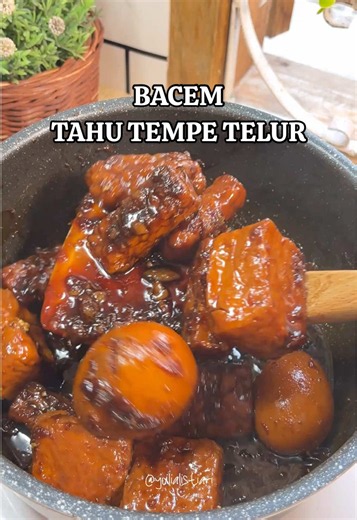 Resep Tempe Bacem: Tahu, Tempe, Telur Empuk dan Gurih