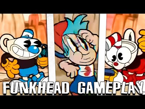 FUNKHEAD: Boyfriend VS Cuphead VS Mugman Gameplay (Comparison)