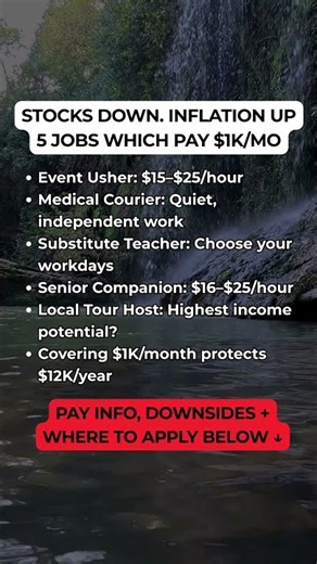 Market Down, Prices Up? 5 Jobs to Earn an Extra $1,000/Month