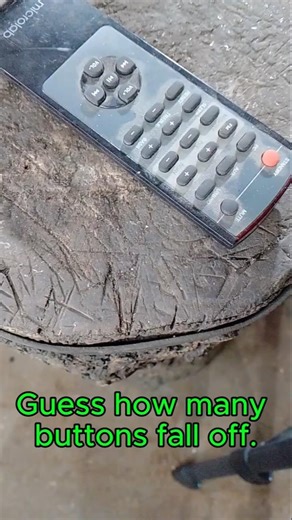 Remote Control Destroyed by Axe