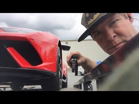 Exotic car Lamborghini towing Footage towtrucker exotic cars