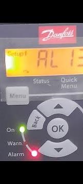 AL 13 vlt micro drive AL 13 alarm ⏰️ DANFOSS INVTAR PROGRAMEETAR DIGRAM