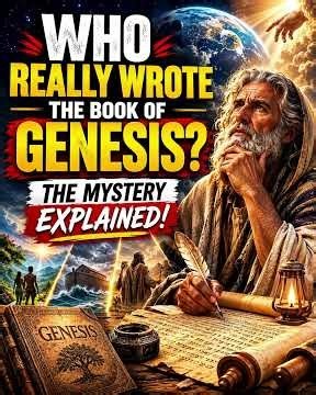 WHO REALLY WROTE THE BOOK OF GENESIS? #biblestories #scriptureexplained