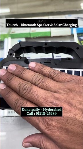 #explore Bluetooth Speaker + Torch + Solar Real Test 🔍Best Portable Solar Speaker for Travel 2026
