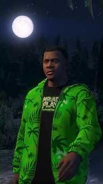 Franklin heard a strange sound during the night in GTA 5 #franklin #ghost #gta5