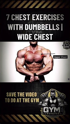 7 CHEST EXERCISES WITH DUMBBELLS | WIDE CHEST WORKOUT AT HOME & GYM#ChestWorkout #DumbbellWorkout