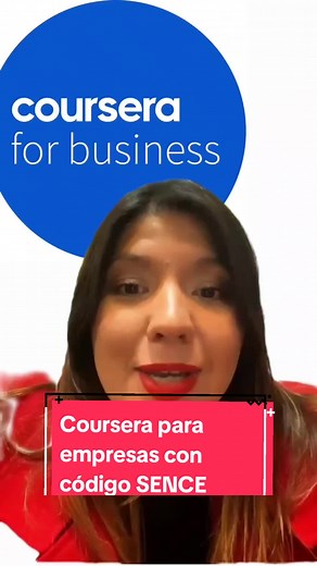 Capacitaciones empresariales con #Coursera con código #Sence en #Chile