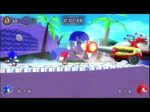 Sonic Rivals 2 - PSP Sonic & Tails Story (Sonic) Playthrough Part 1