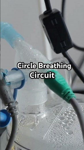 Why Anesthesiologists Use Circle Breathing Circuits! #anesthesia #icu #ventilator