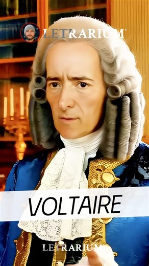 Voltaire (1694-1778) fue un escritor y filósofo francés, figura central de la Ilustración. Defensor de la libertad de expresión y de pensamiento, destacó por su espíritu crítico y su obra «Cándido». Su influencia perdura en el debate sobre los derechos humanos. #citas #literatura #book #booklover #education | Letrarium