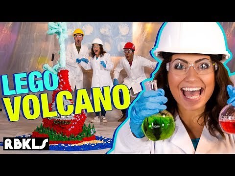 LEGO Elephant Toothpaste Volcano Experiment!– REBRICKULOUS