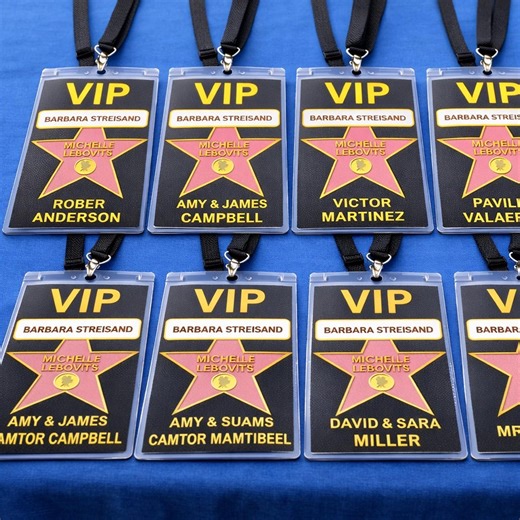 Hollywood VIP Pass, Editable Star Badge, Red Carpet Party Ticket (digital Download) - Etsy