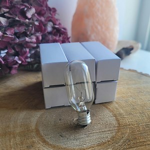 Salt Lamp Replacement Bulb, Six Pack, Incandescent Bulb, Himalayan Salt Lamp, Selenite Lamp, Pink Salt Lamp, 15 Watt, 25 Watt, E12 Socket - Etsy