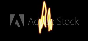 Glowing Scribble Neon FX Animation With Smoke Elements featuring flexible smoke particles flying upwards