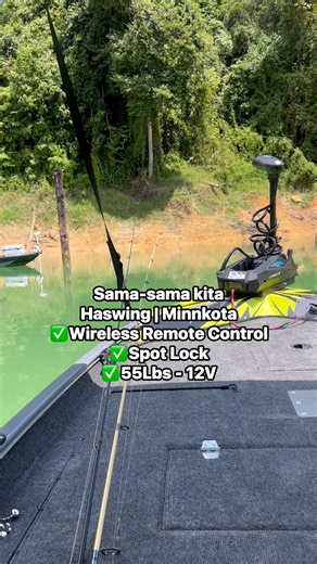 2.6K views | Geng Trolling Motor #haswing #minnkota #anchorlock #Spotlock #trollingmotor #boating #fishing #outdoor | BoatYard MY | Facebook