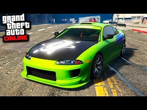 El Coche De PAUL WALKER - Mitsubishi Eclipse - Fast & Furious - Maibatsu Penumbra FF - GTA 5 ONLINE