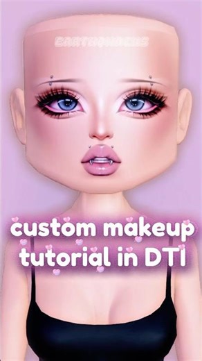*EASY* Custom Makeup Tutorial in Dress To Impress! || #dresstoimpress #roblox #dti #dtihacks