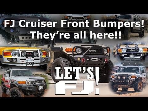 The Complete FJ Cruiser Front Bumper Compilation Video - They're All Here!