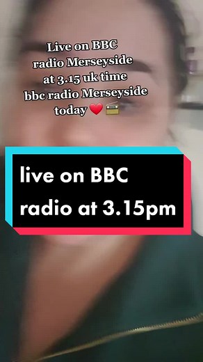Live on BBC Radio Merseyside at 3.15pm UK Time