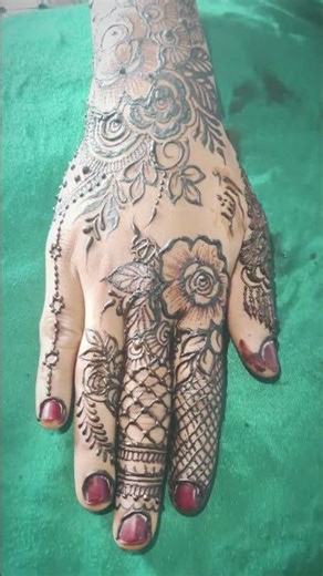 New Mehndi design 2025 #trendingmehndi for back hands #wedding special henna