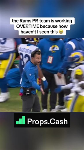 the Rams PR team is working OVERTIME because how haven’t I seen this 😭@propsdotcash #losangelesrams #nfl #fyp
