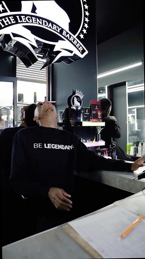 What do you think about our new receptionist ? 🙈 #legendsbarber #legendaryhaircut #legendscomedy | Legends Barbershop