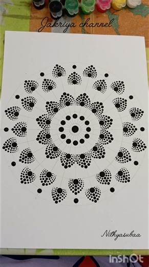 Dot mandala art for beginners/dot mandala Art circle/how to do dot mandala art/dot mandala tutorial