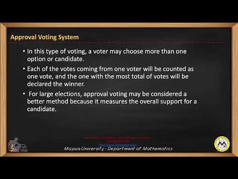 Voting Methods: Plurality with Elimination, Top-Two Runoff, Approval Voting and Pairwise Comparison