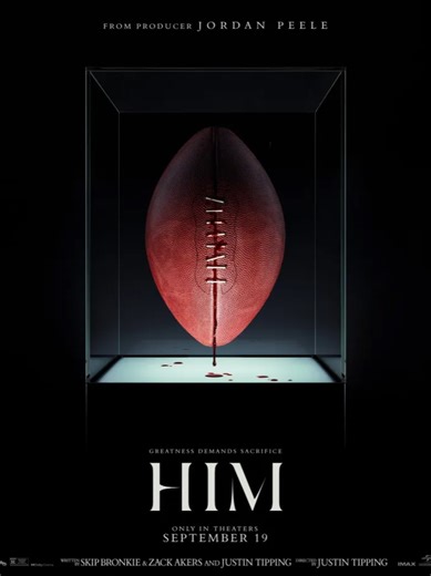 MovieWeb (@movieweb) - First teaser for #Him, a new horror film produced by Jordan Peele. It follows a legendary quarterback tasked with training a rising young athlete who goes to train at the aging athlete’s isolated compound. In theaters on September 25. #MovieTok #FYP #HorrorMovie