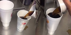 We tried the viral cup hack to see if takeaway cups are the same size