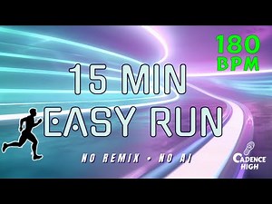 15 MIN Easy Run Mix #1 (180 BPM) | Beginner & Recovery Runs | NO REMIX, NO AI