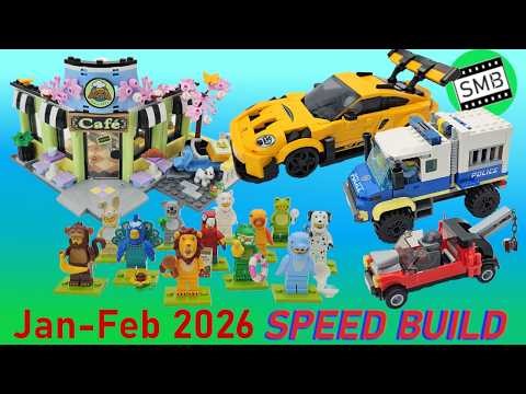 January-February 2026 LEGO speed build compilation