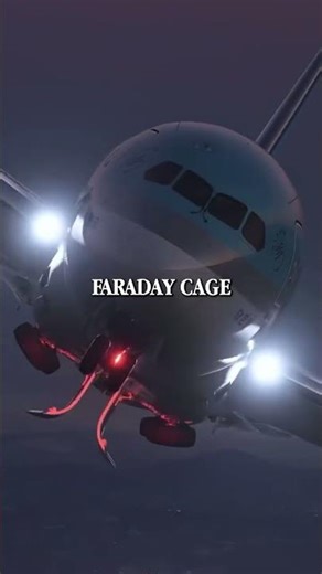 How are planes protected from lightning strikes? #airplane
