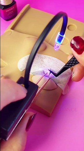 Our Mini UV/LED Tweezer Lamp is here to make every lash set faster, safer, and SO much easier.