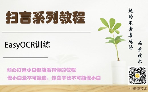 【扫盲】EasyOCR训练