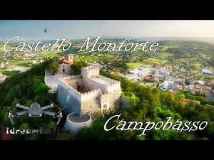 Castello Monforte - Campobasso (Cb) - Molise dall'alto Drone 4K