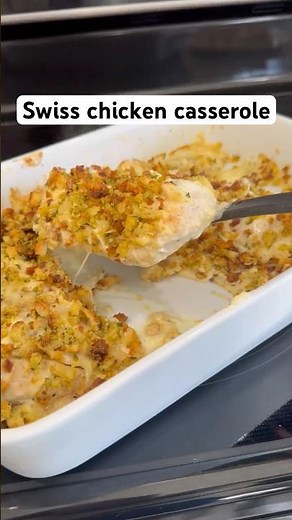 SWISS CHICKEN CASSEROLE (easy family dinner recipe)