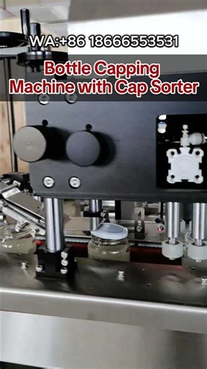 Bottle Capping Machine with Cap Sorter#machine #cappingmachine #factory