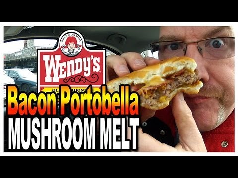 Wendy's Bacon Portobella Mushroom Melt Taste Test & Review