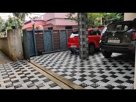 Space Saving Gate Design in Kerala- Folding Sliding Gate From Insight Automations