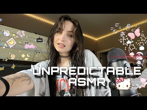 UNPREDICTABLE ASMR (INTENSE Personal Attention w/ MOUTH Sounds) FAST AGGRESSIVE TINGLES GUARANTEED￼