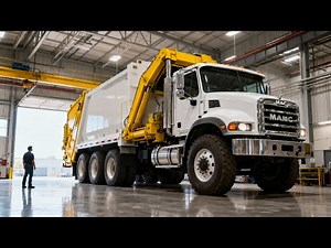 Inside Garbage Collection Factory – How Massive Trucks Are Manufactured Step by Step (Full Process)