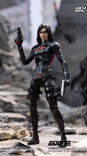 HIYA Exquisite Mini Series 1/18 G.I.Joe BARONESS #shorts #hiyatoys #baroness #actionfigures #gijoe