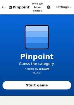 LinkedIn Pinpoint Answer Today #735 #pinpoint