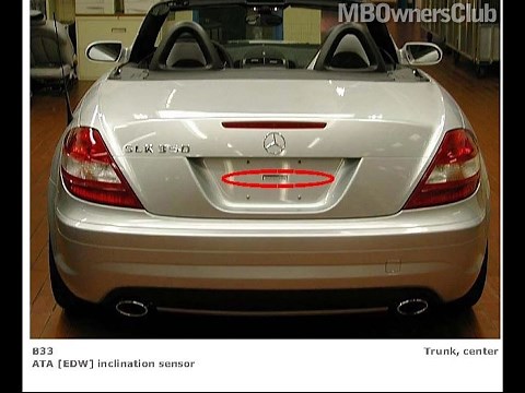 Component Locations on Mercedes-Benz SLK-Class (R171) Part 03