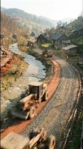 Repairing a Damaged Muddy Road Step by Step