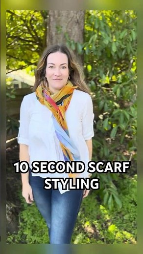 Easy Scarf Styling | 10 Second Outfit Upgrade